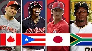 BEST MLB PLAYER FROM EACH COUNTRY