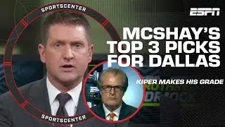 Kiper grades McShay’s Cowboys mock a B- or C+ 👀 |  NFL Draft SportsCenter Special