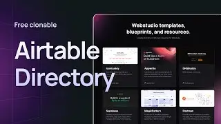 Build Your Own Directory Website with Webstudio and Airtable | Step-by-Step Tutorial + Clonable!