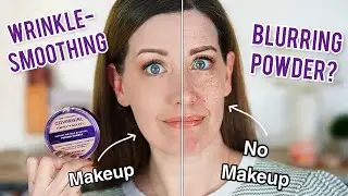 ANTI-WRINKLE BLURRING POWDER?! (Dry skin, Over 40)