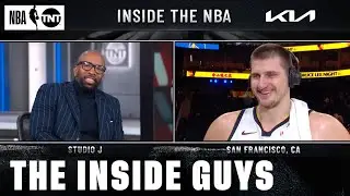 Nikola Jokić Joins The Inside Crew After His Crazy Game-Winner | NBA on TNT