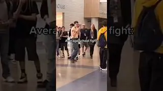 SCHOOL FIGHT CAUGHT ON CAMERA 😱 #shorts #fight #worldstar #mma