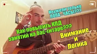 Бас-гитара уроки. Как сделать более продуктивными занятия на бас-гитаре? Внимание и логика.