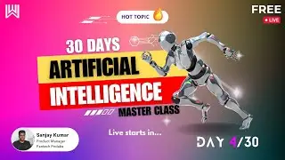 AI Master Class  - Day 4/30 - Sanjay Kumar | Pantech solutions | Pantech.AI | Warriorsway