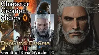 Dragons Dogma 2 Character Creation - Geralt of Rivia (Witcher 3)