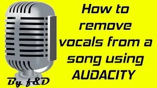 How to remove vocals from a song using audacity v 2.1.2