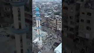 Palestinians attend Eid al Fitr prayer amid Gaza rubble