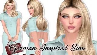 German Inspired Sim (Ethnicity Sims) - Sims 4 CAS + CC Folder & Sims Download