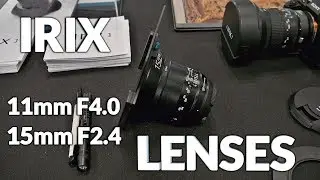 Irix 15mm F2.4, 11mm F4 lenses and Irix Edge 100 filter system