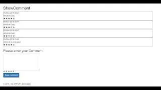 Star Rating in ASP.NET MVC Part - 2