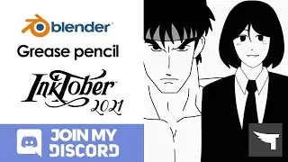 Blender grease pencil | INKTOBER 2021 | Blender 2.93