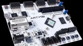 Xilinx Vivado  - Using 4 push buttons to control 4 Led's on Arty A7 35T FPGA using VHDL