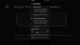 How to Enable Swipe Gestures from Side and Bottom on Samsung