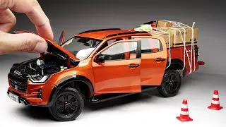 Unboxing of Most Realistic Miniature ISUZU DMAX 1:18 Scale Diecast Model Car