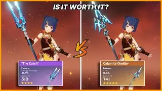Xiangling Weapon Comparison: The Catch (R5) vs Calamity Queller (R1) | Genshin Impact