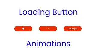 Button Click Loading Animation using HTML CSS and JavaScript