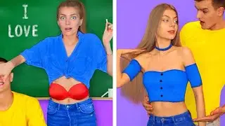 EASY CLOTHES HACKS FOR GIRLS! Fashion Life Hacks & DIY Outfit Ideas by Mr Degree