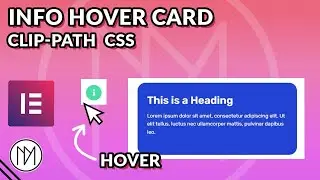 Cool Info Card Reveal - Elementor, Clip-Path & CSS Tutorial 2024