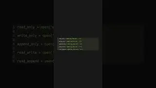 File operations in Python #python #shorts