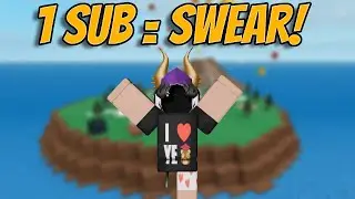 1SUB=SWEAR WORD 🤬 #shorts #roblox