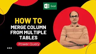 How to merge columns from multiple tables