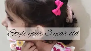 Quick and easy Hairstyle for school- Toddlers