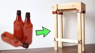 How To Build A Bar Stool Using just a Plastic Bottles?