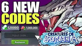 *NEW UPDATE* ROBLOX CREATURES OF SONARIA CODES 2024 | CREATURES OF SONARIA CODES