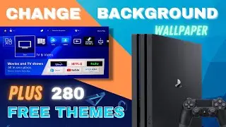 How to Change Wallpaper on PS4 | Plus 280 Free Themes