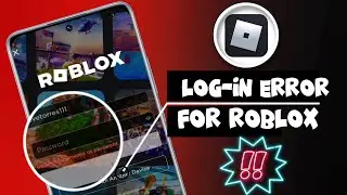 Fix Roblox Login Error | Roblox Login Issue | Solve Cant Login To Roblox Account