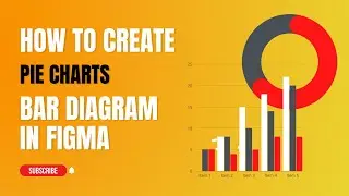 How to create Pie Charts and Bar Diagram in Figma | Easy Tutorial