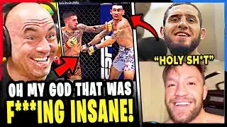 MMA Community Reacts - Ilia Topuria vs Max Holloway HIGHLIGHTS (UFC 308)