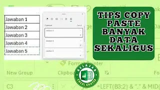 Tips Cepat Copy Paste Banyak Data sekaligus