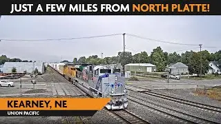 Kearney, Nebraska, USA | Virtual Railfan LIVE !