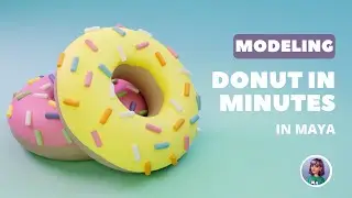 🍩 Donut in Minutes! 3D Modeling Process 🍩