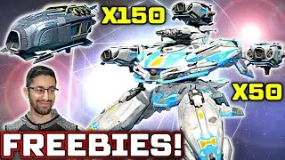 Huge GIVEAWAY! 50x SIRIUS & 150x VEYRON + Sirius Smashing Free For All | War Robots Gameplay WR