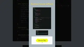 Button Hover Effect Animation | HTML CSS | 