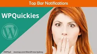 WordPress Top Bar Notifications - 