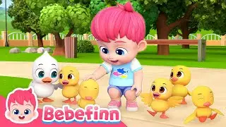 Five Little Ducks 🦆ㅣEP136ㅣSong for KidsㅣBebefinn Nursery Rhymes