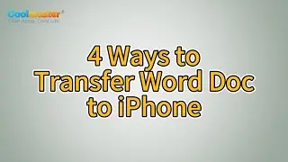 How to Transfer Word Doc to iPhone in 4 Simple Ways