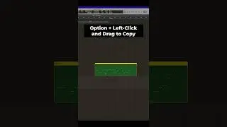 Logic Pro Quick Tips - Option Drag to Copy