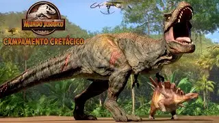 Darius escapa del velocirráptor furioso | JURASSIC WORLD CAMPAMENTO CRETÁCICO | Netflix