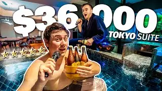 Inside Tokyos Insane $36,000 Private Hotel Room 🇯🇵  Luxury Japan