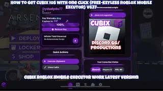 HOW TO DOWNLOAD CUBIX IOS EXECUTOR V637 WITH ONE CLICK (TUTORIAL) FOR ROBLOX MOBILE (IPHONE/IOS)