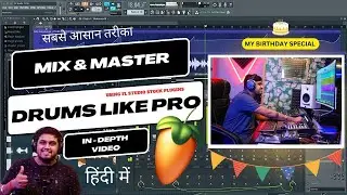 How To Mix & Master The Drums Like Pro (Using Stock Plugins) - FL Studio With Kurfaat