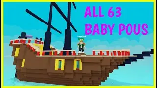 How to get ALL 63 Baby Pous in FIND THE BABY POUS Roblox