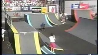 Chris Edwards - XGames 1996 Rollerblading Street Finals - 2nd Run