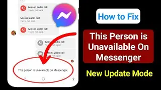 How to Fix This Person is Unavailable on Messenger Error This Person is Unavailable On Messenger Fix