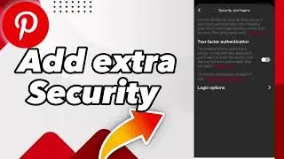 How to add extra security on Pinterest