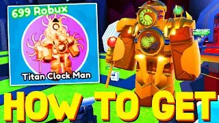 HOW TO GET TITAN CLOCK MAN SHOWCASE in TOILET TOWER DEFENSE ROBLOX